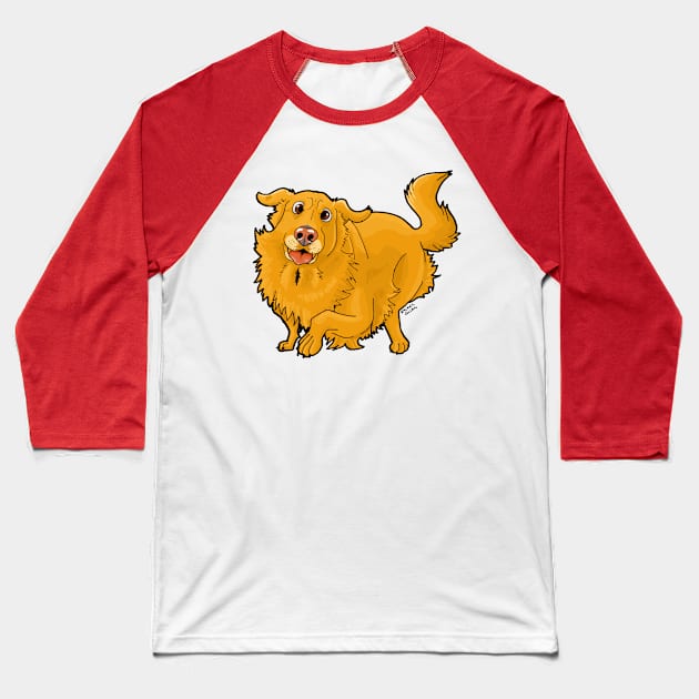 Golden Retriever Baseball T-Shirt by ApolloOfTheStars